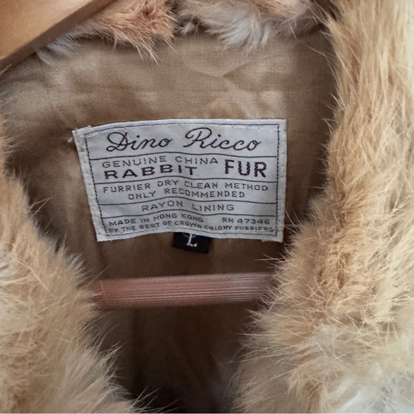Dino Ricco Genuine Rabbit Fur Jacket - Picture 3 of 6